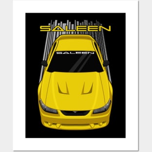 Ford Mustang Saleen SN95 - 1999-2004 - Yellow Posters and Art